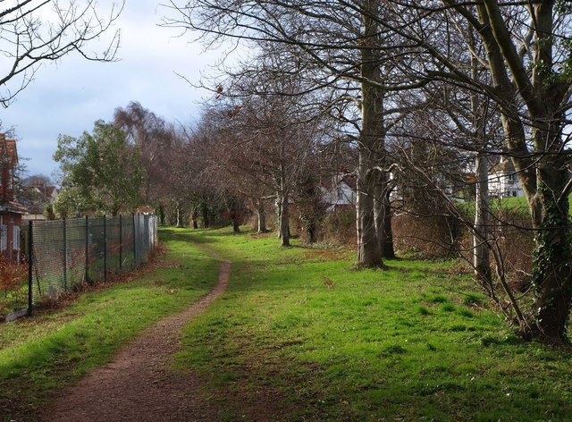 Former railway line, Budleigh Salterton